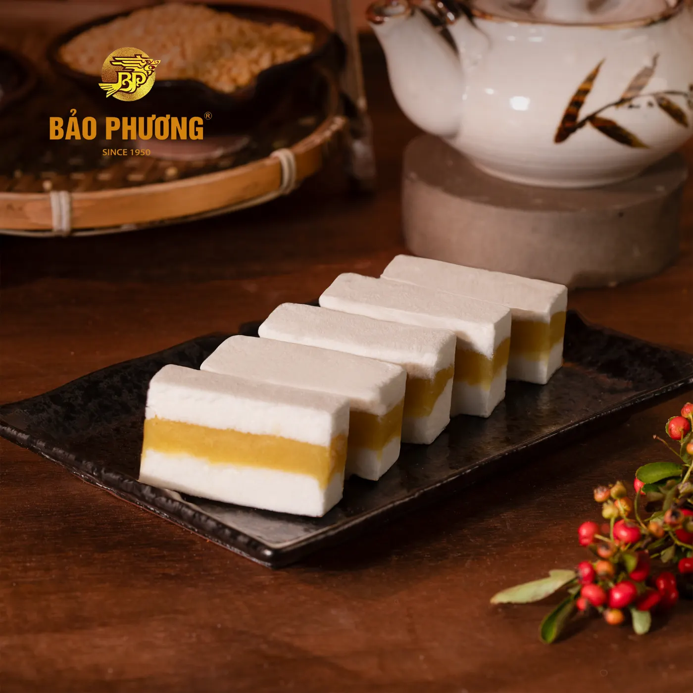 Bánh khảo đậu xanh/thập cẩm (5 chiếc nhỏ/gói - 150g) - ảnh 3