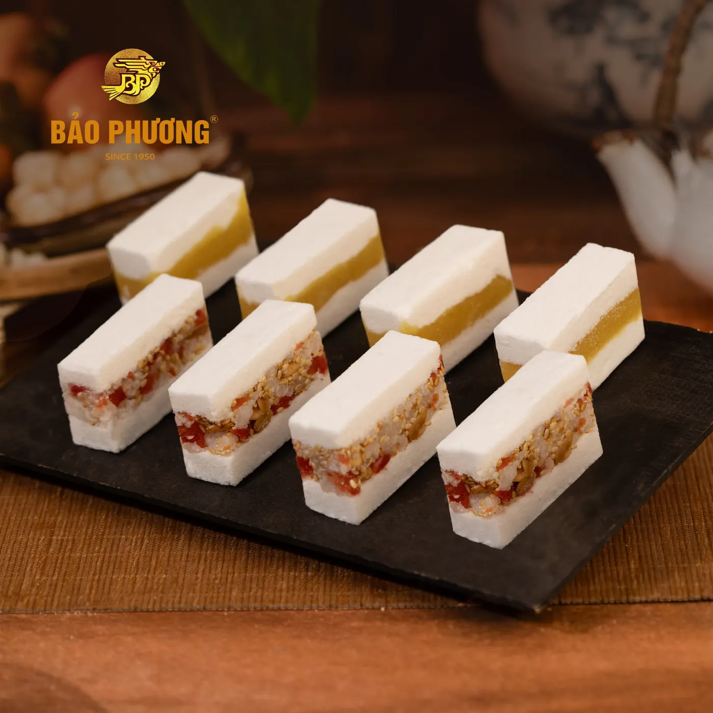 Bánh khảo đậu xanh/thập cẩm (5 chiếc nhỏ/gói - 150g)