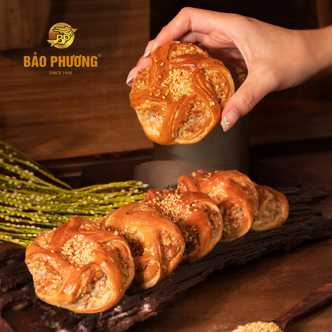 Bánh xú dừa (5 chiếc/gói - 350g) - ảnh 3