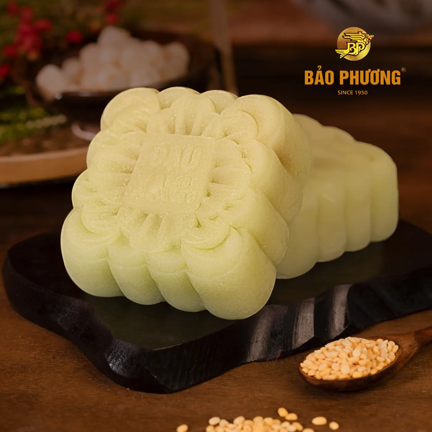 Bánh dẻo đậu xanh vỏ hương cốm (230g) - ảnh 2