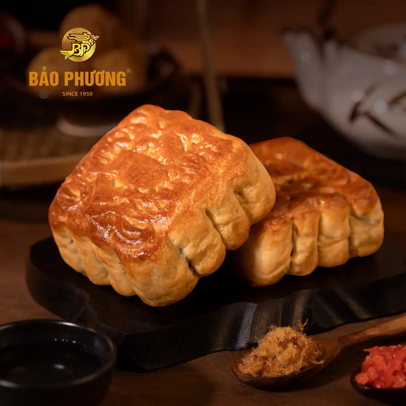 Bánh nướng nhân thập cẩm jăm bông (230g)