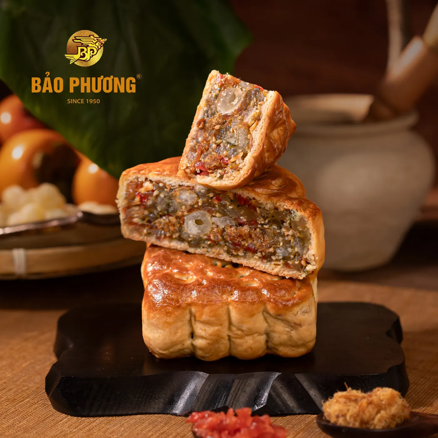 Bánh nướng nhân thập cẩm jăm bông (230g) - ảnh 3